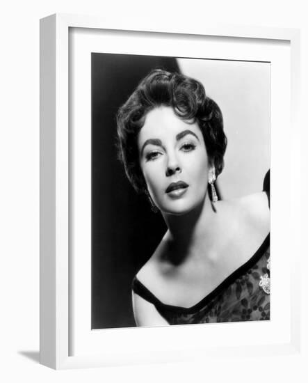 Elizabeth Taylor, Ca. 1954-null-Framed Photo