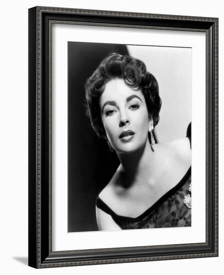 Elizabeth Taylor, Ca. 1954-null-Framed Photo