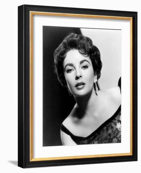 Elizabeth Taylor, Ca. 1954-null-Framed Photo