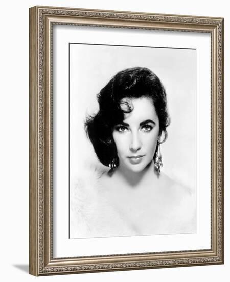 Elizabeth Taylor, Ca. Mid-1950s-null-Framed Photo