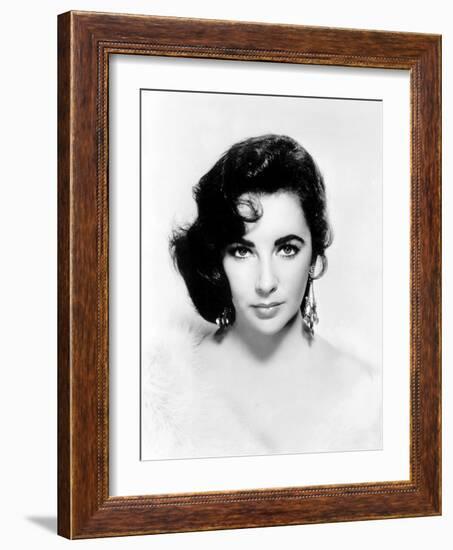 Elizabeth Taylor, Ca. Mid-1950s-null-Framed Photo