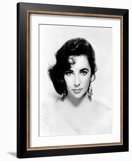 Elizabeth Taylor, Ca. Mid-1950s-null-Framed Photo