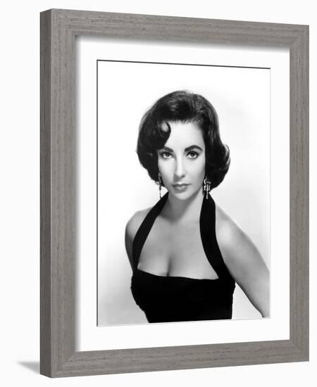 Elizabeth Taylor, Ca. Mid-1950s-null-Framed Photo