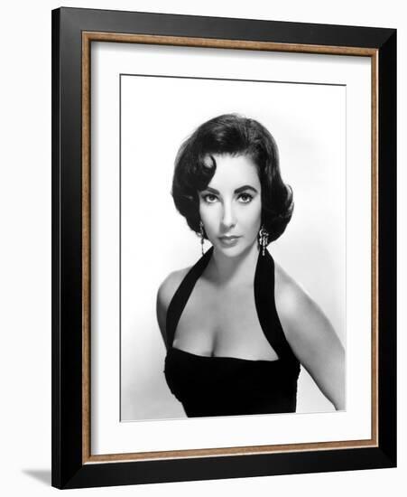 Elizabeth Taylor, Ca. Mid-1950s-null-Framed Photo