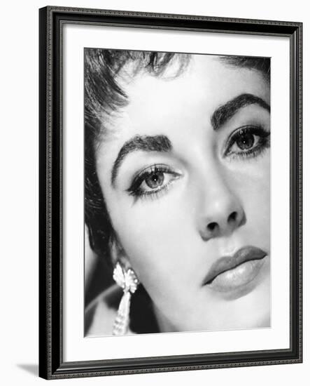 Elizabeth Taylor, Ca. Mid-1950s-null-Framed Photo