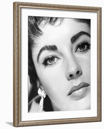 Elizabeth Taylor, Ca. Mid-1950s-null-Framed Photo