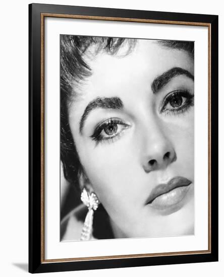 Elizabeth Taylor, Ca. Mid-1950s-null-Framed Photo