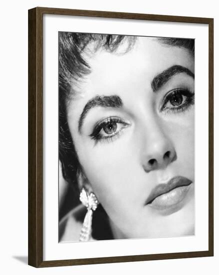 Elizabeth Taylor, Ca. Mid-1950s-null-Framed Photo