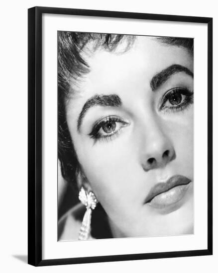 Elizabeth Taylor, Ca. Mid-1950s-null-Framed Photo