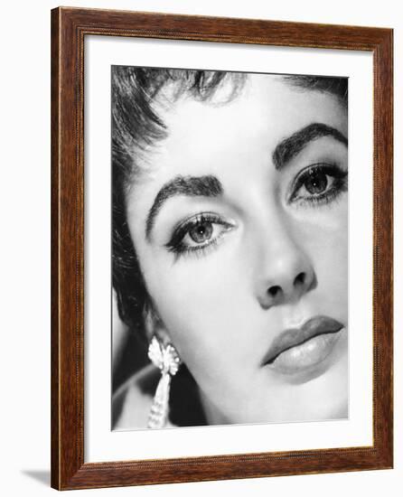 Elizabeth Taylor, Ca. Mid-1950s-null-Framed Photo