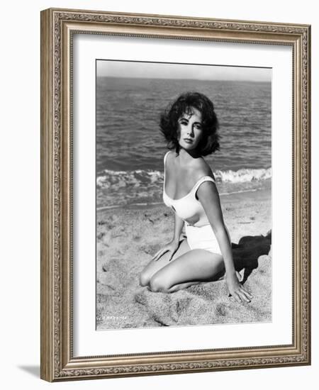 Elizabeth Taylor in 'Suddenly, Last Summer', 1959 (b/w photo)-American Photographer-Framed Photo