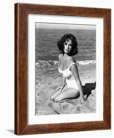 Elizabeth Taylor in 'Suddenly, Last Summer', 1959 (b/w photo)-American Photographer-Framed Photo