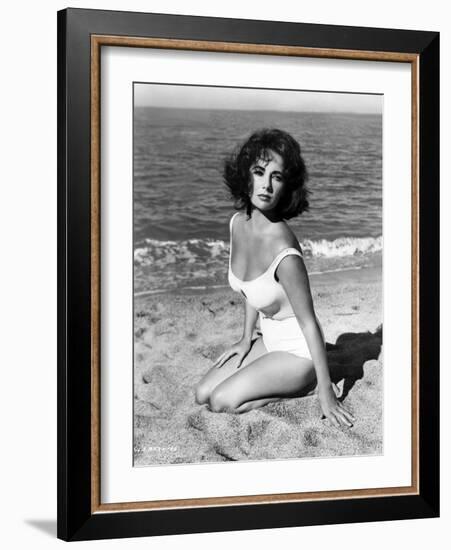 Elizabeth Taylor in 'Suddenly, Last Summer', 1959 (b/w photo)-American Photographer-Framed Photo