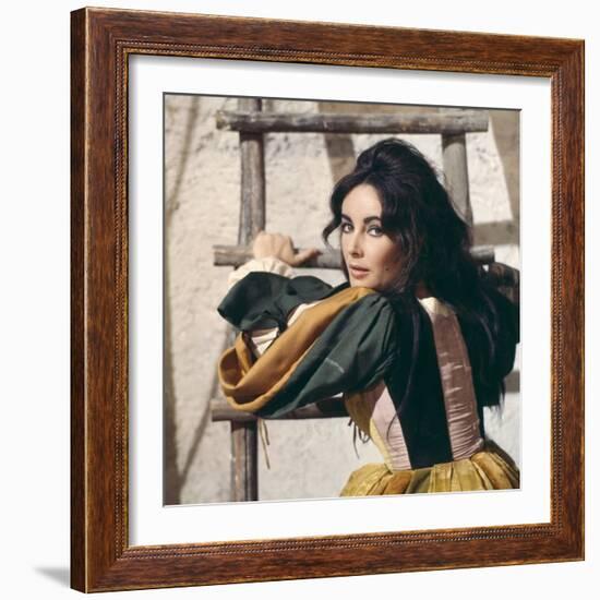 Elizabeth Taylor in 'The Taming of the Shrew' (photo)-null-Framed Photo