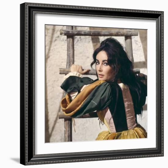 Elizabeth Taylor in 'The Taming of the Shrew' (photo)-null-Framed Photo