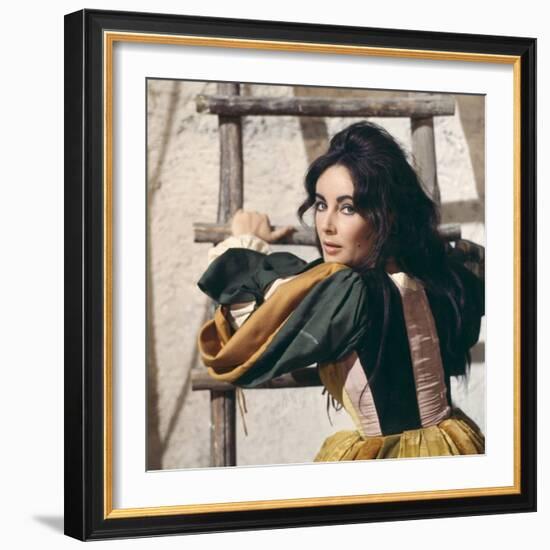 Elizabeth Taylor in 'The Taming of the Shrew' (photo)-null-Framed Photo