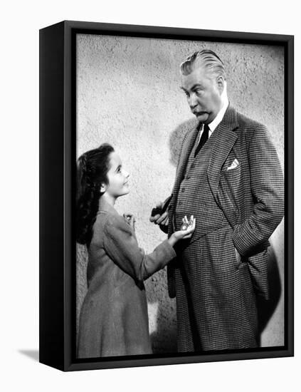 Elizabeth Taylor / Nigel Bruce LASSIE COME HOME, 1943 directed by FRED M. WILCOX (b/w photo)-null-Framed Stretched Canvas