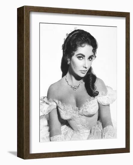 Elizabeth Taylor, Raintree County, 1957-null-Framed Photographic Print