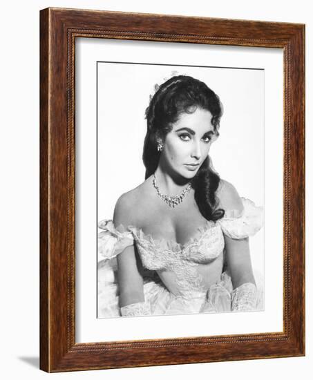 Elizabeth Taylor, Raintree County, 1957-null-Framed Photographic Print