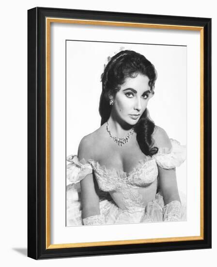 Elizabeth Taylor, Raintree County, 1957-null-Framed Photographic Print