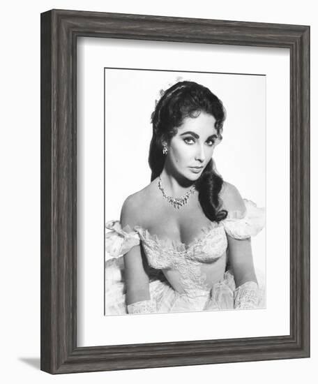 Elizabeth Taylor, Raintree County, 1957-null-Framed Photographic Print