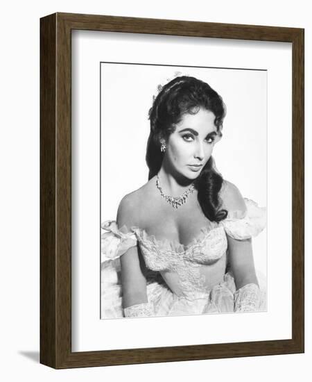 Elizabeth Taylor, Raintree County, 1957-null-Framed Photographic Print