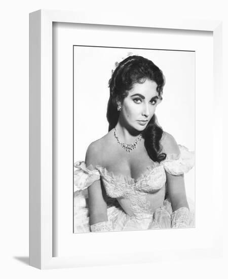 Elizabeth Taylor, Raintree County, 1957-null-Framed Photographic Print