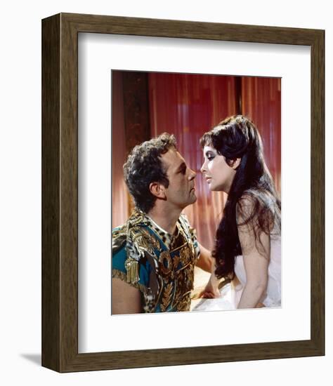 Elizabeth Taylor & Richard Burton-null-Framed Photo