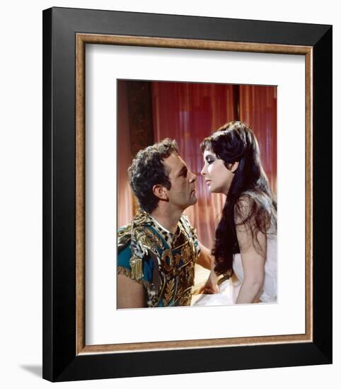 Elizabeth Taylor & Richard Burton-null-Framed Photo