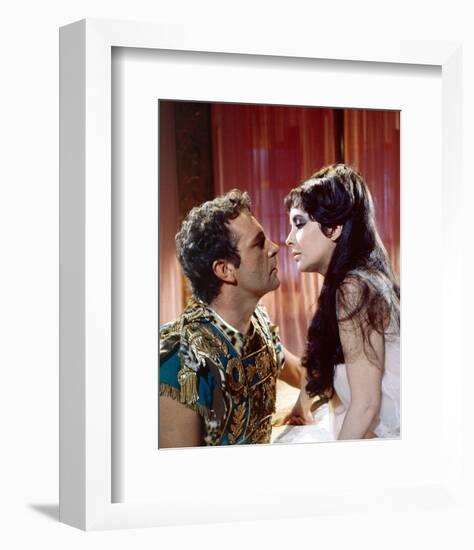 Elizabeth Taylor & Richard Burton-null-Framed Photo