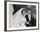 Elizabeth Taylor Wearing Beautiful Satin Wedding Gown with Husband Nicky Hilton Outside Church-Ed Clark-Framed Premium Photographic Print