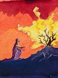 God Speaks to Moses from the Burning Bush, 2004-Elizabeth Wang-Giclee Print