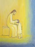 The Virgin Mary Cared for Her Child Jesus with Simplicity and Joy, 1997-Elizabeth Wang-Giclee Print