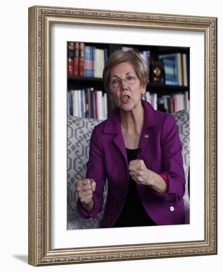 Elizabeth Warren-null-Framed Photographic Print