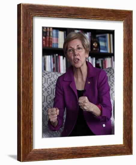 Elizabeth Warren-null-Framed Photographic Print