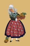 Woman from St. Germain, Lembron Serves a Pitcher of Milk for Coffee or Tea-Elizabeth Whitney Moffat-Art Print
