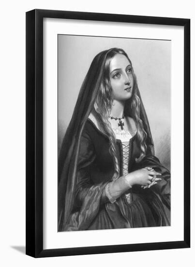 Elizabeth Woodville (1437-149), Queen Consort of King Edward IV, 1851-H Austin-Framed Giclee Print