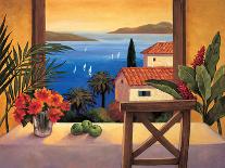 Palazzo on Amalfi-Elizabeth Wright-Framed Stretched Canvas