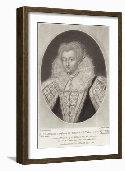 Elizabeth-Nicholas Hilliard-Framed Giclee Print