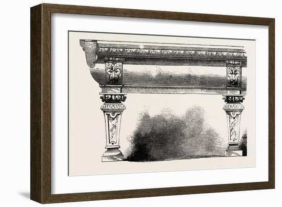 Elizabethan Billiard Table-null-Framed Giclee Print