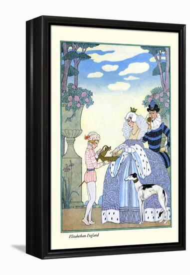 Elizabethan England-Georges Barbier-Framed Stretched Canvas