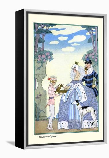 Elizabethan England-Georges Barbier-Framed Stretched Canvas