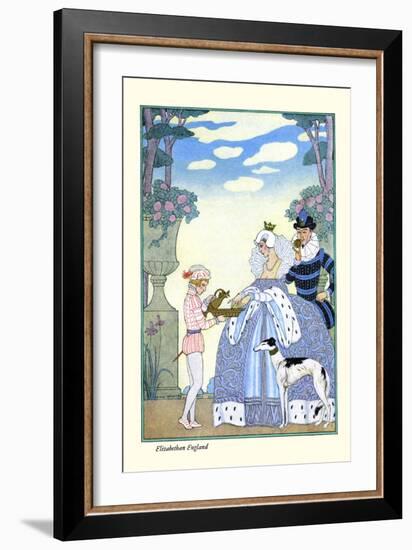 Elizabethan England-Georges Barbier-Framed Art Print