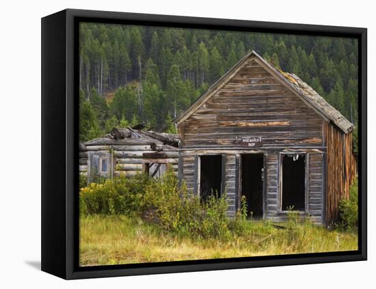 Elk Horn Ghost Town State Park, Boulder, Helena Region, Montana, USA-Richard Cummins-Framed Premier Image Canvas