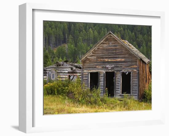 Elk Horn Ghost Town State Park, Boulder, Helena Region, Montana, USA-Richard Cummins-Framed Photographic Print