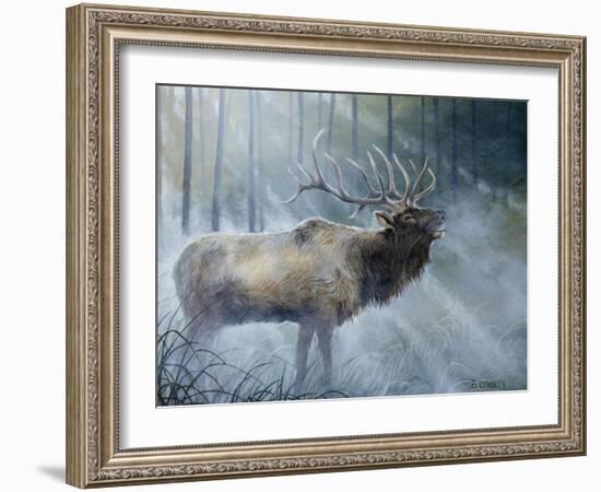 Elk Journey III-B. Lynnsy-Framed Art Print