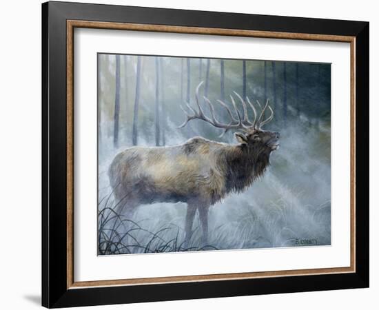 Elk Journey III-B. Lynnsy-Framed Art Print