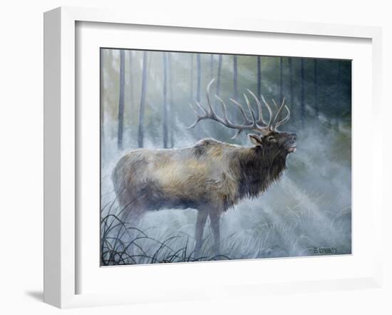 Elk Journey III-B. Lynnsy-Framed Art Print