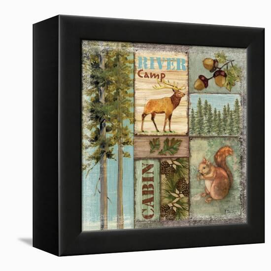 Elk Lodge-Paul Brent-Framed Stretched Canvas