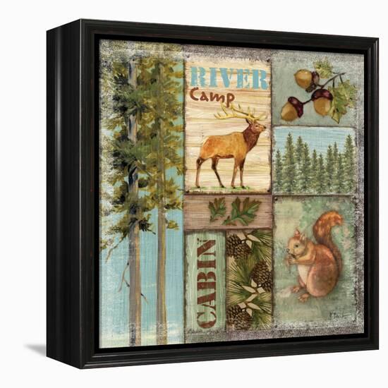 Elk Lodge-Paul Brent-Framed Stretched Canvas